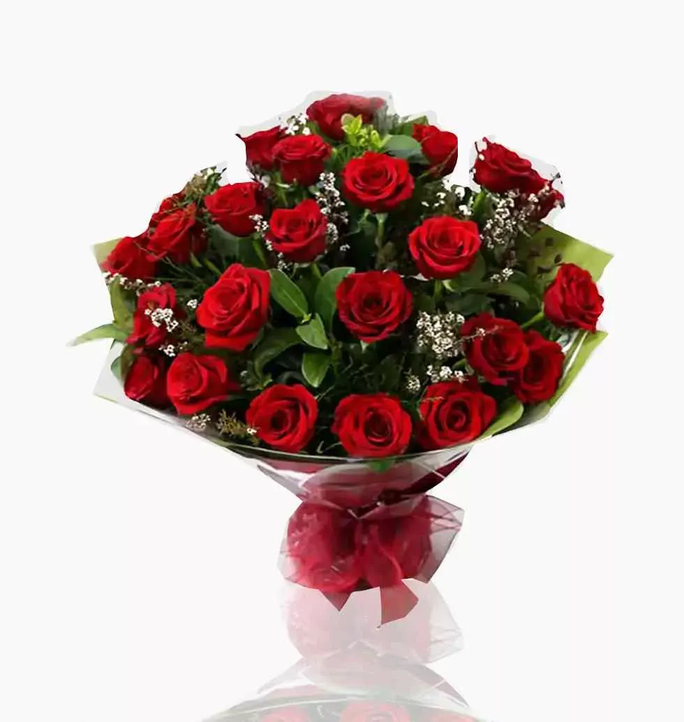 Red Dutch Roses Bouquet