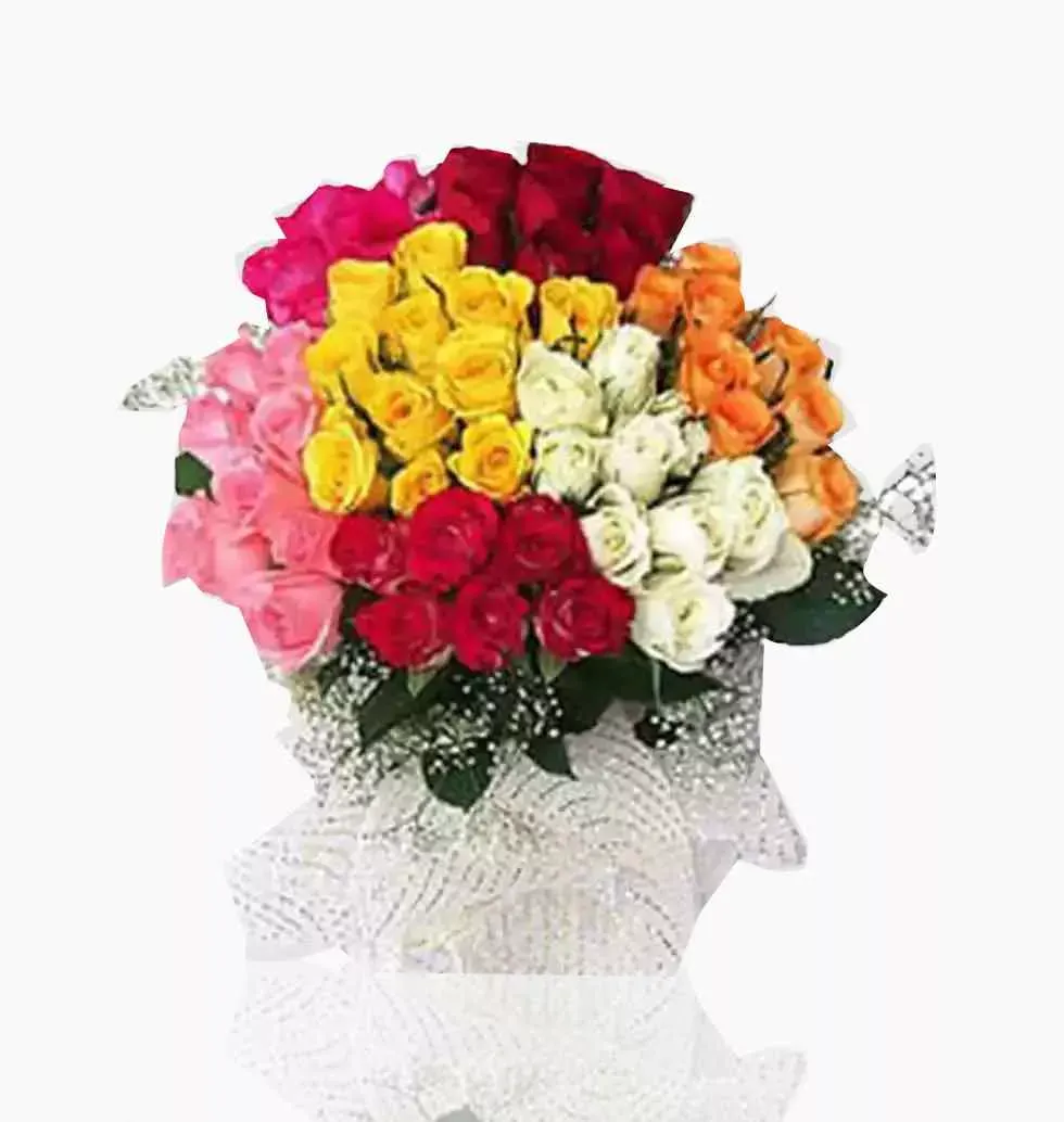 Love Bouquet Of Mix Roses