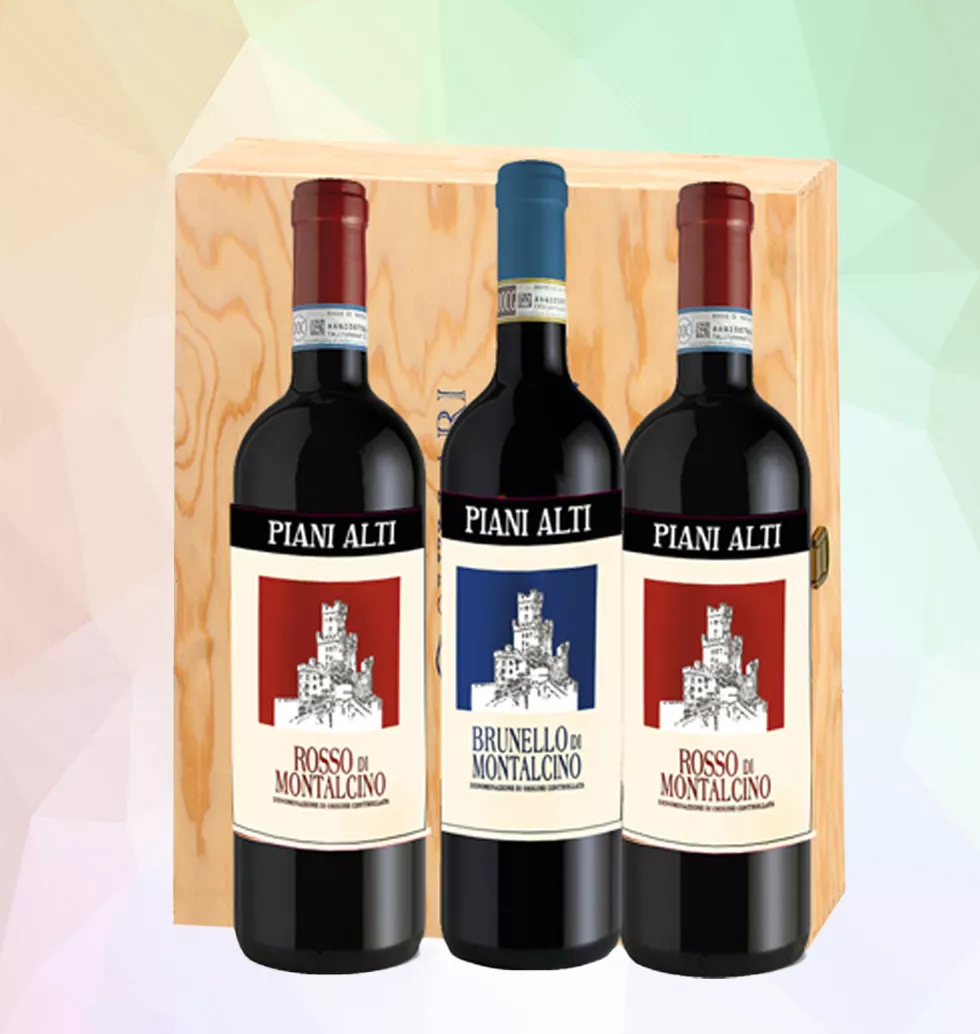 3 Bottles Of Red Wine From Tuscany