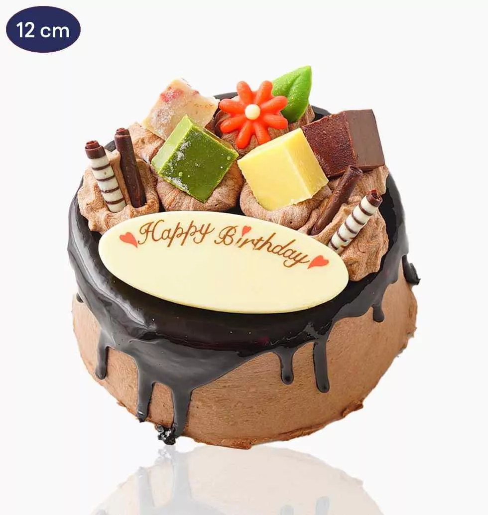 Chocolate Cake With Designer Toppings