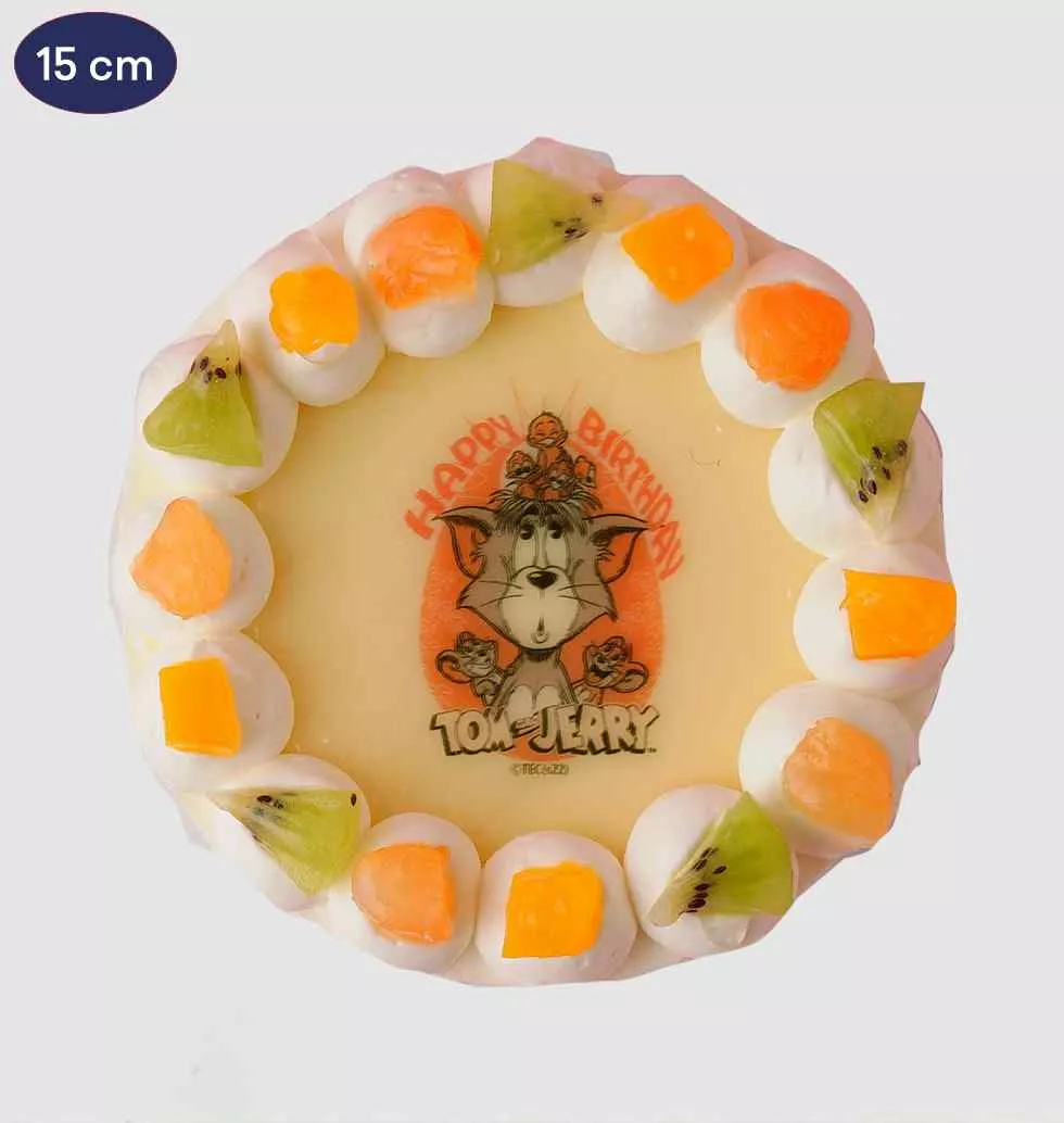 Decorative Fruits Cake