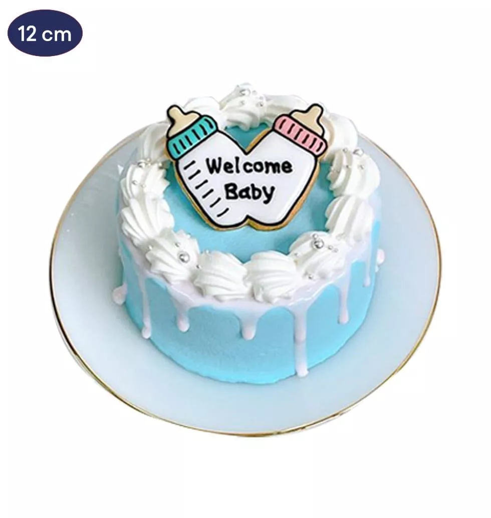 Sweet Surprise: Baby's Arrival Cake