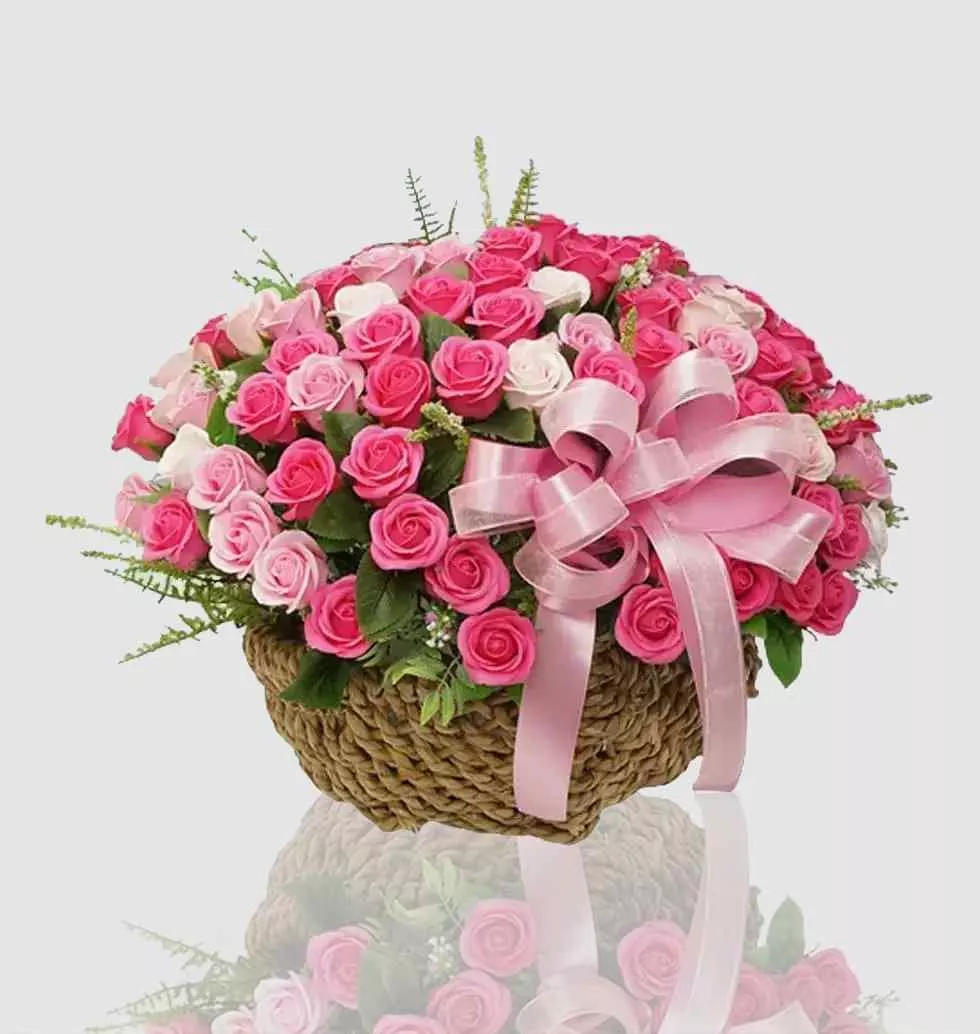 Charming Basket Of Flowers