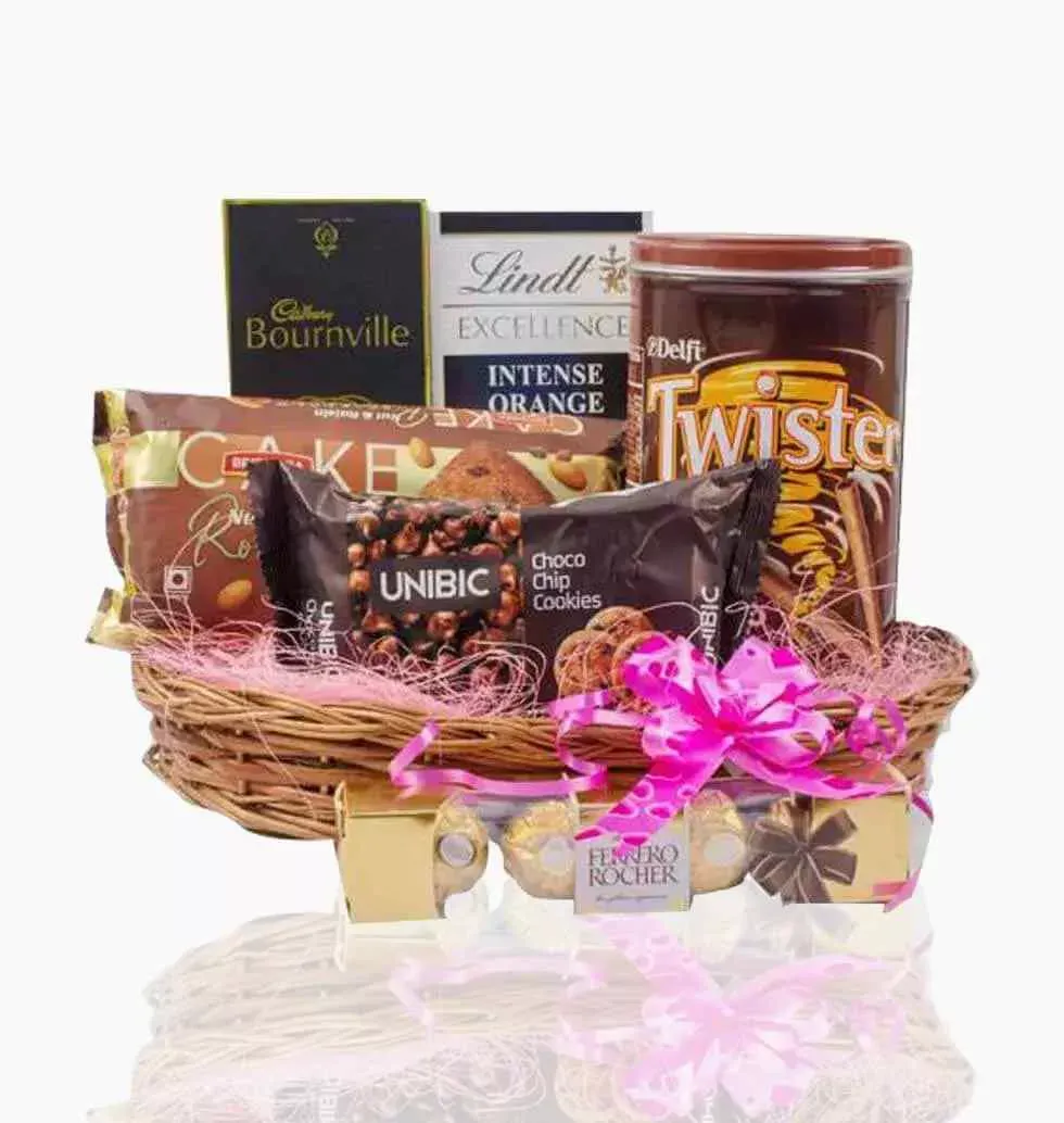 Chocolate Lover'S Gift Basket.