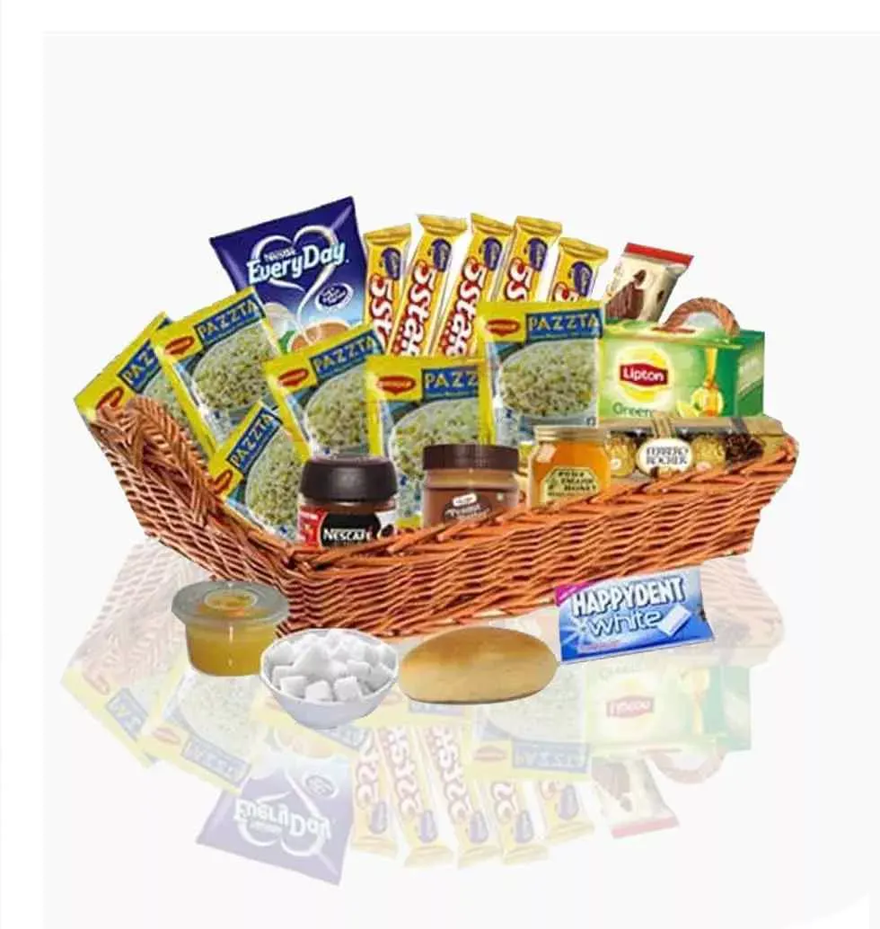 English Style Appetizer Assortments In A Hamper