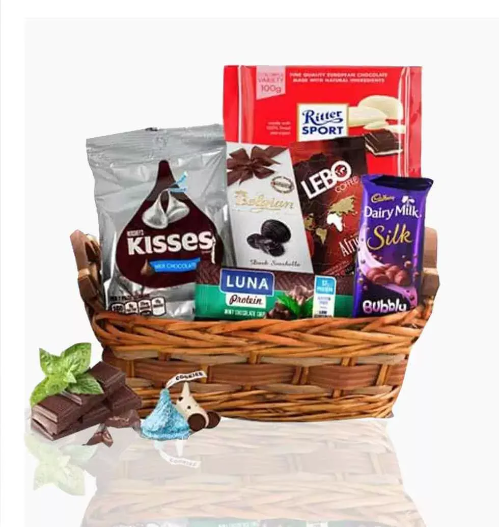 Chocolate Gift Basket And Delicacies