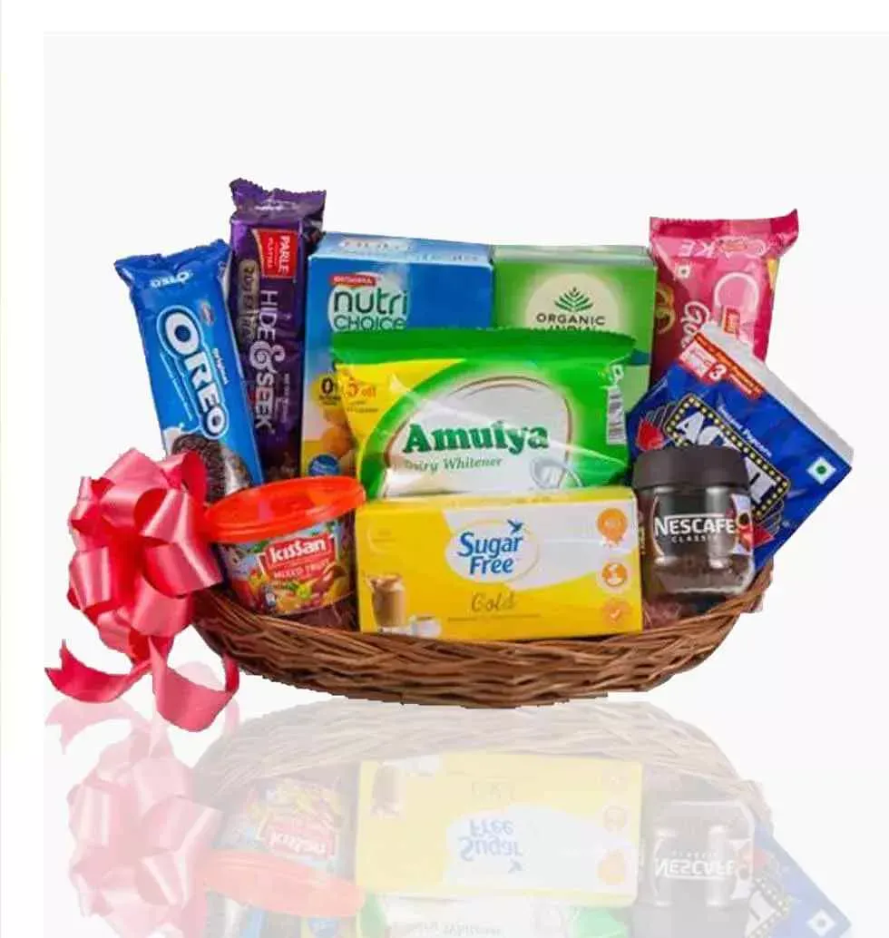 Tea Time Gift Basket For The Family.