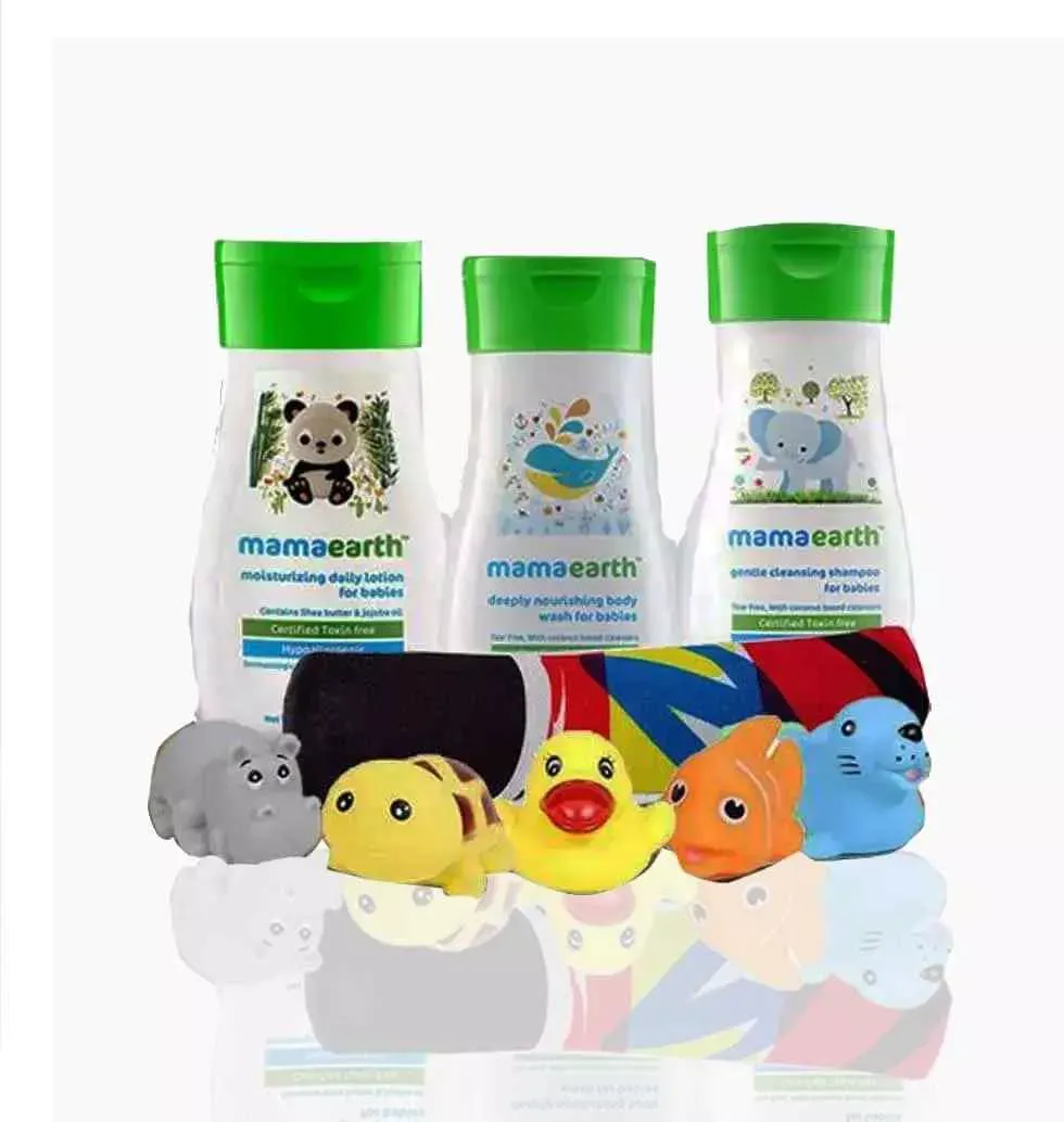 Bathing Baskt With No Tear Products For Infants