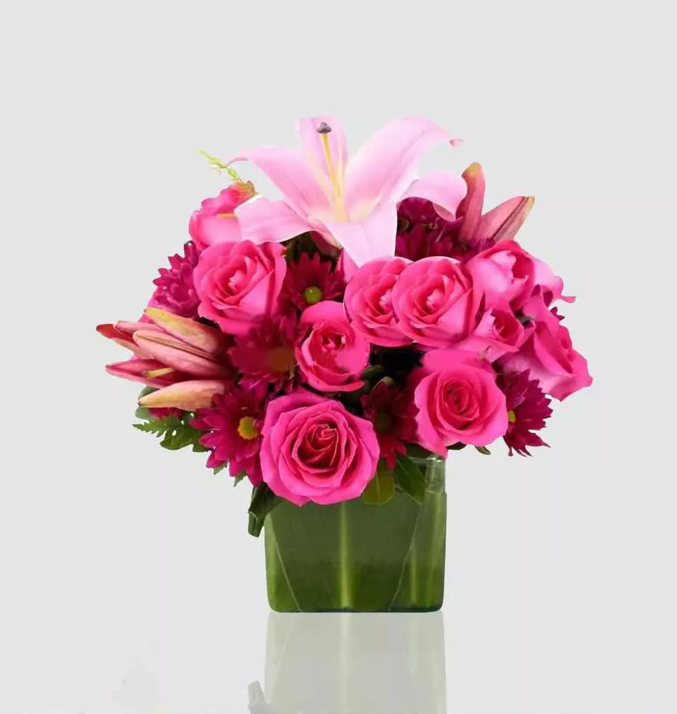 Lovely Pink Flower Bouquet
