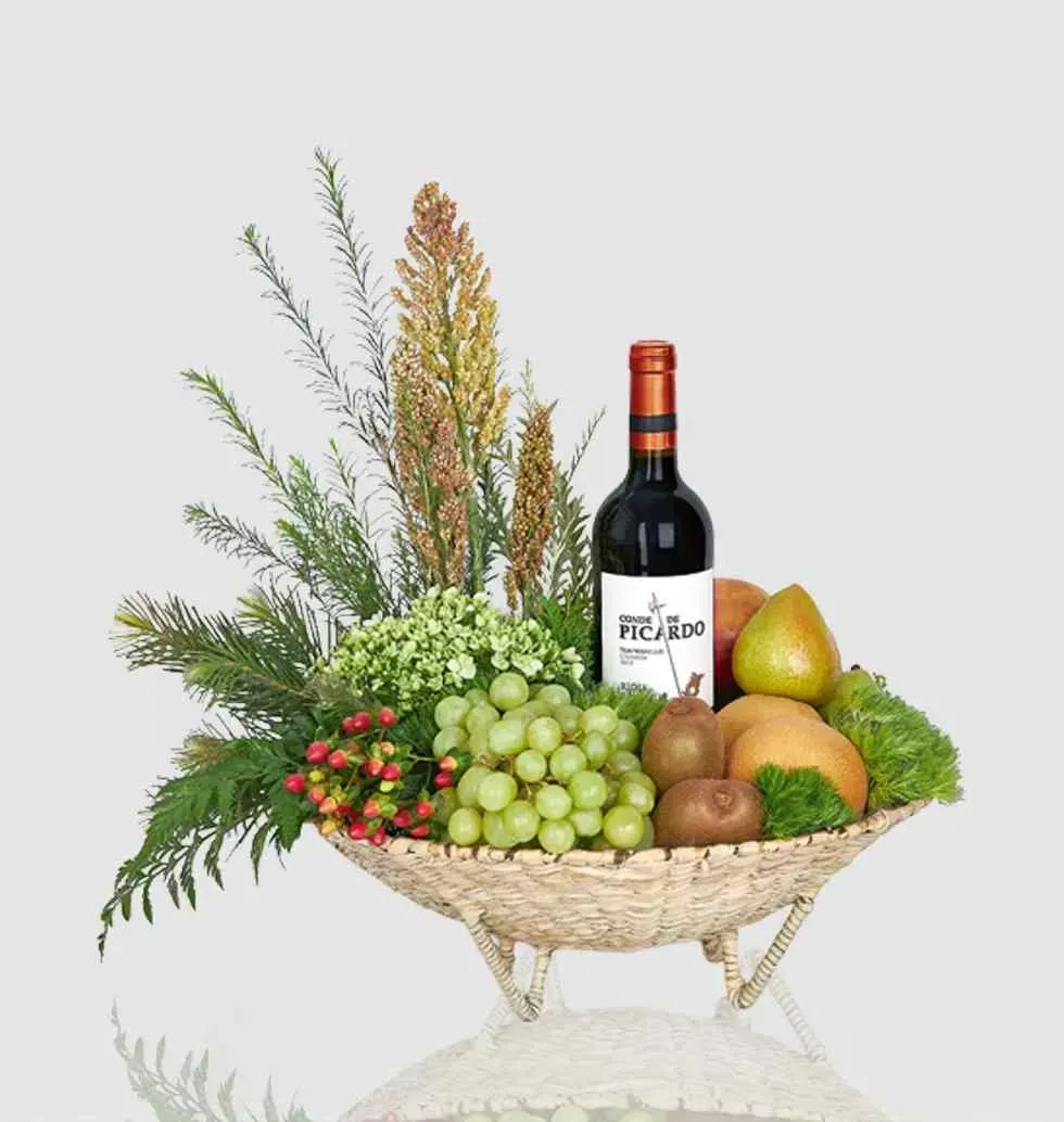 Fruitful Delights Gift Basket