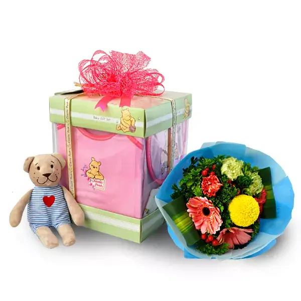 Deluxe Pooh Baby Gift Set