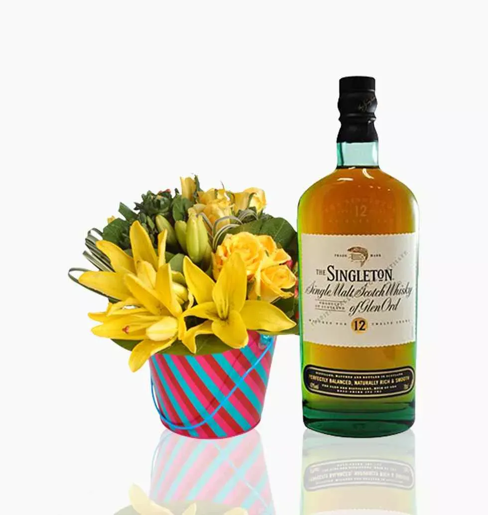 Whisky with Flowers