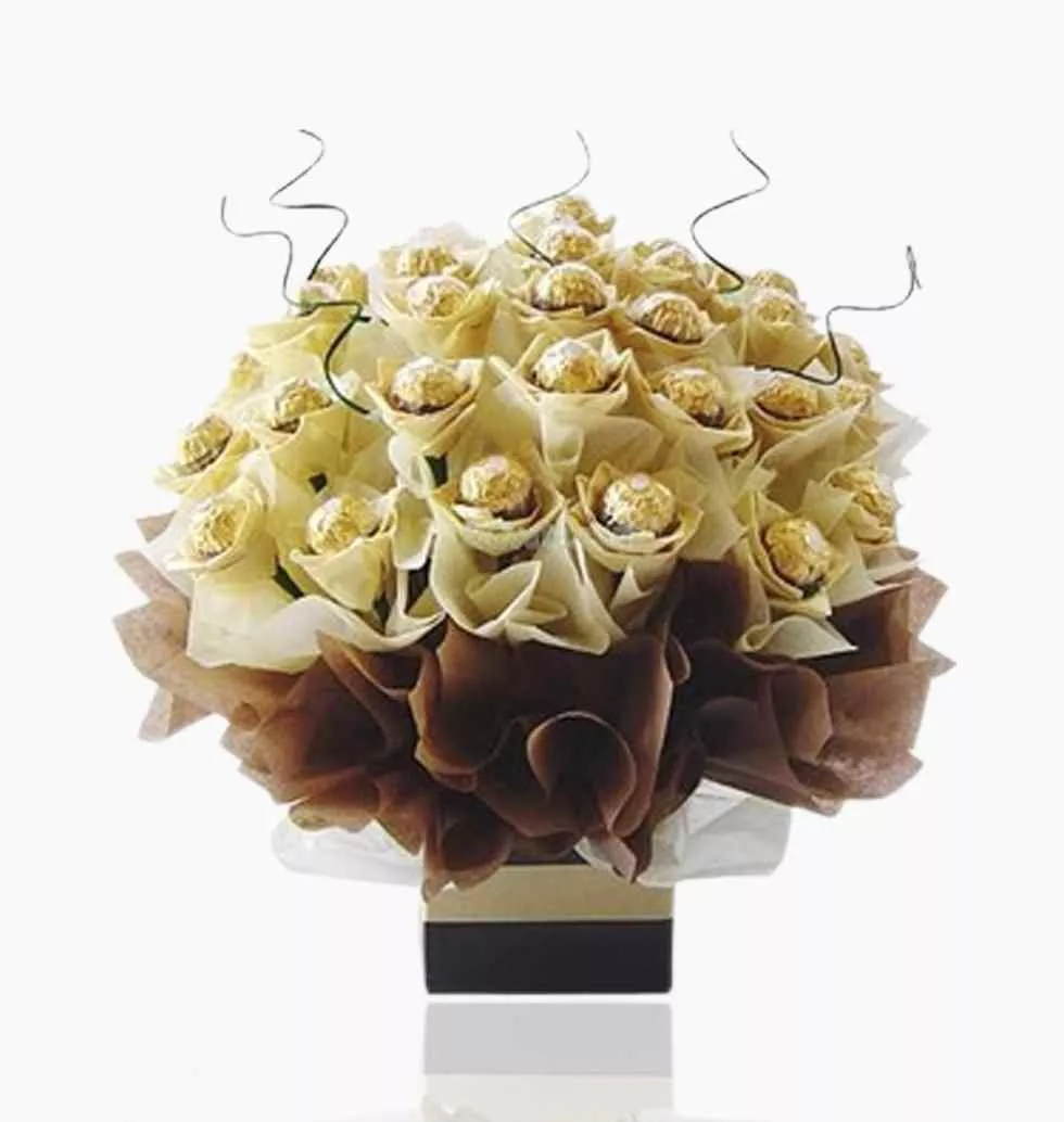 Lovely Ferrero Rocher Bouquet