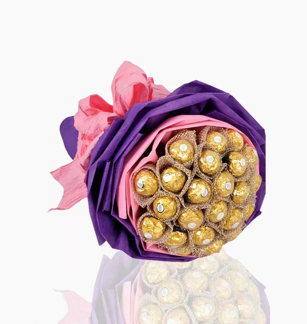 Bouquet of Ferrero Rochers