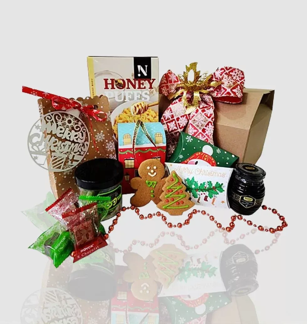 Deluxe Holiday Gift Basket