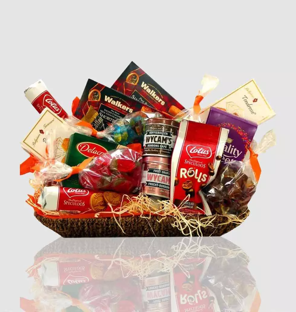 Promotional Candy And Coffee Baskets