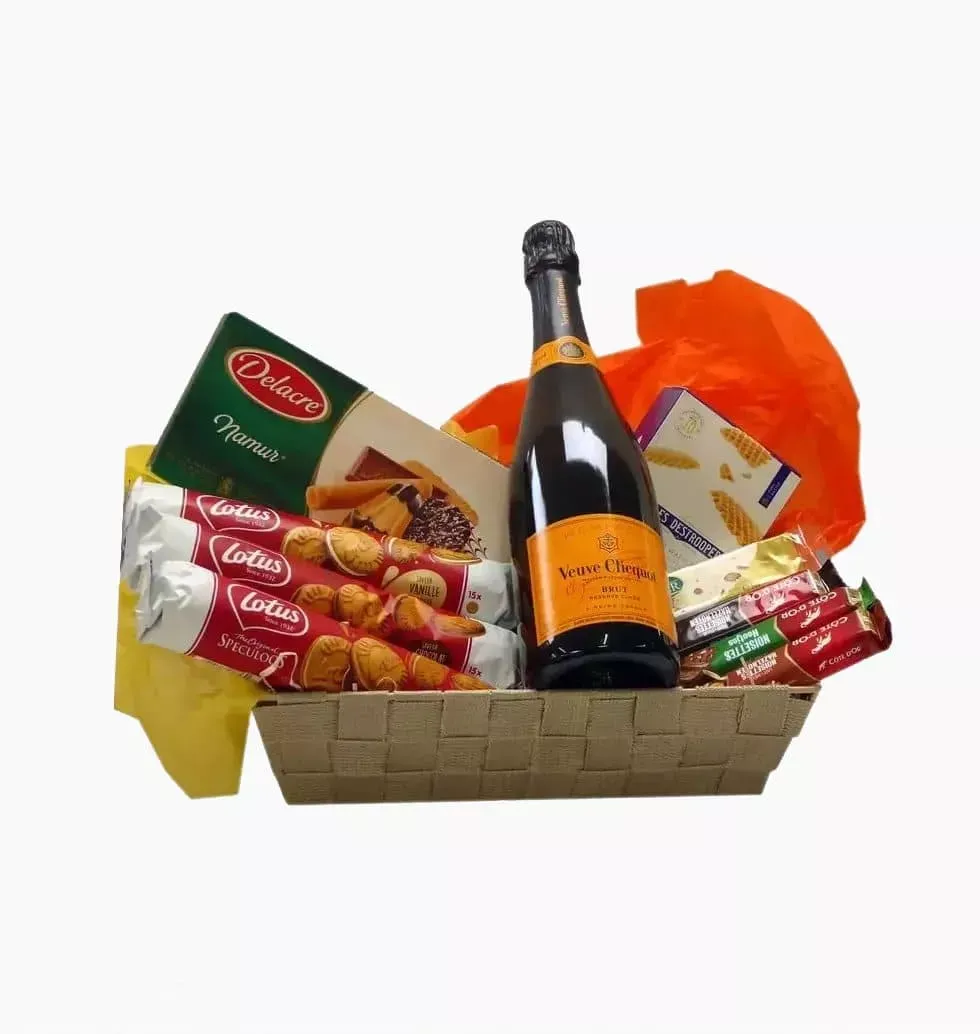 Champagne  Candy Basket