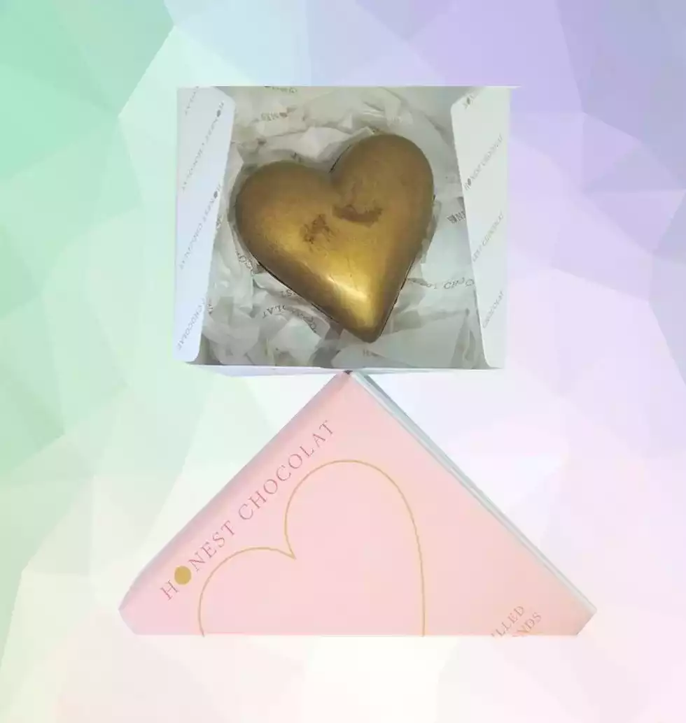 Golden Heart Honest Chocolat
