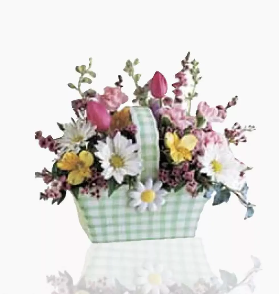 Daisy Flower Basket