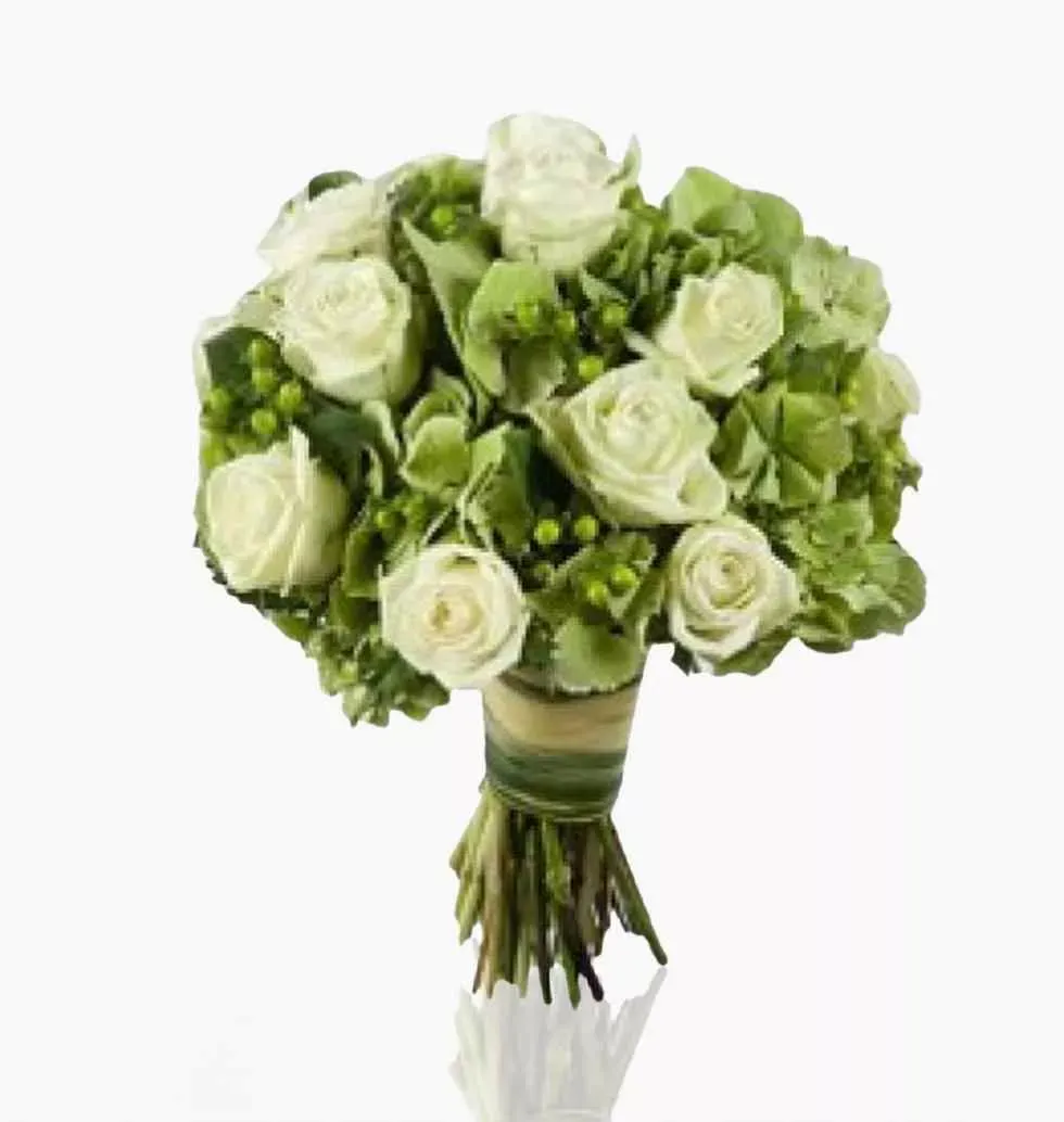 Gift Dozen White Roses