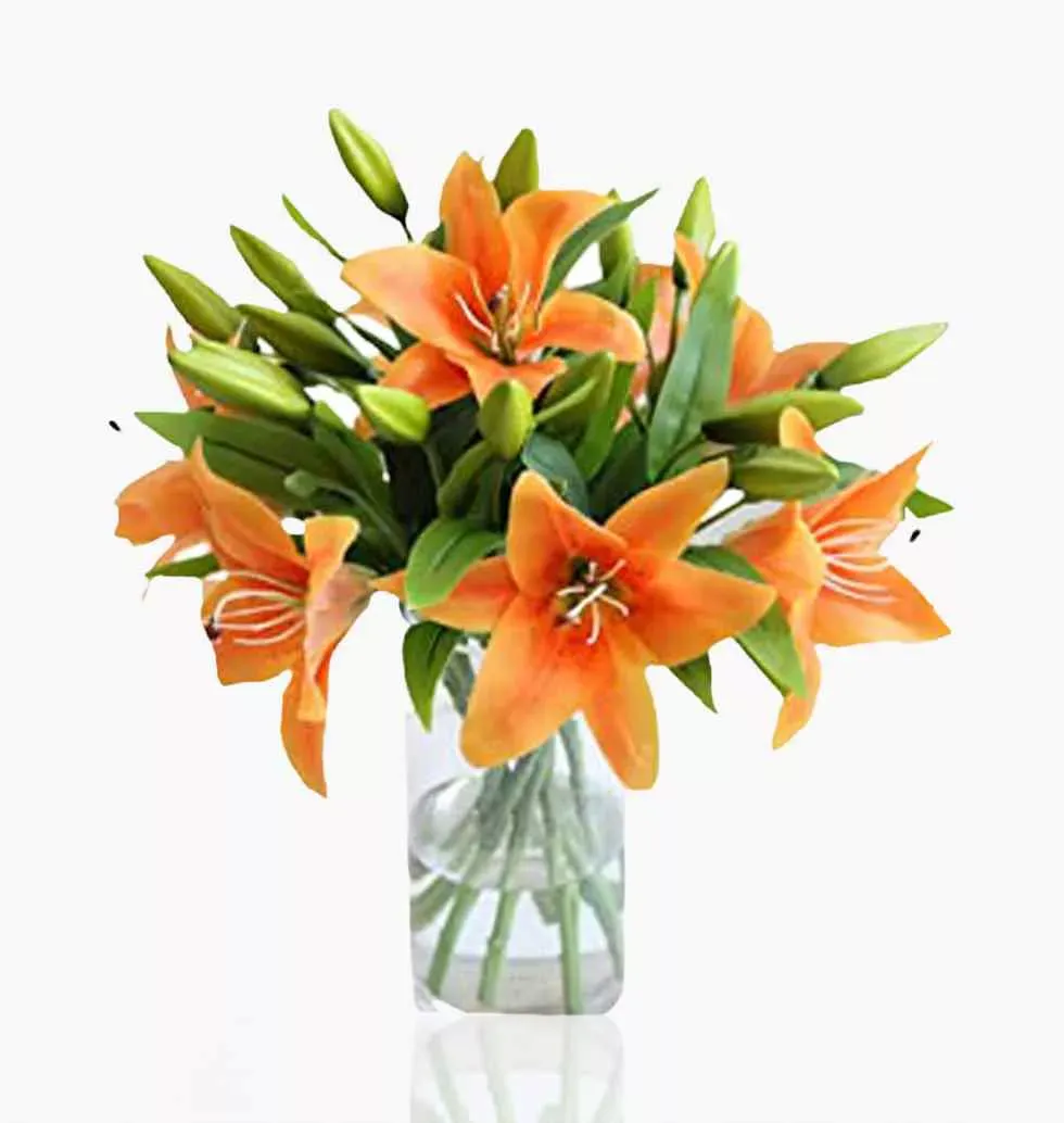 Lilies In A Bouquet