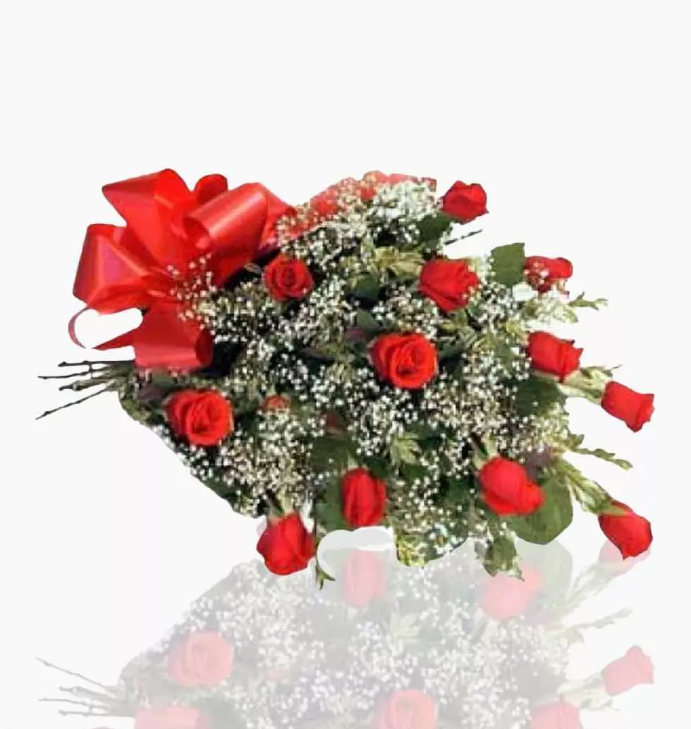 Packaged Red Roses
