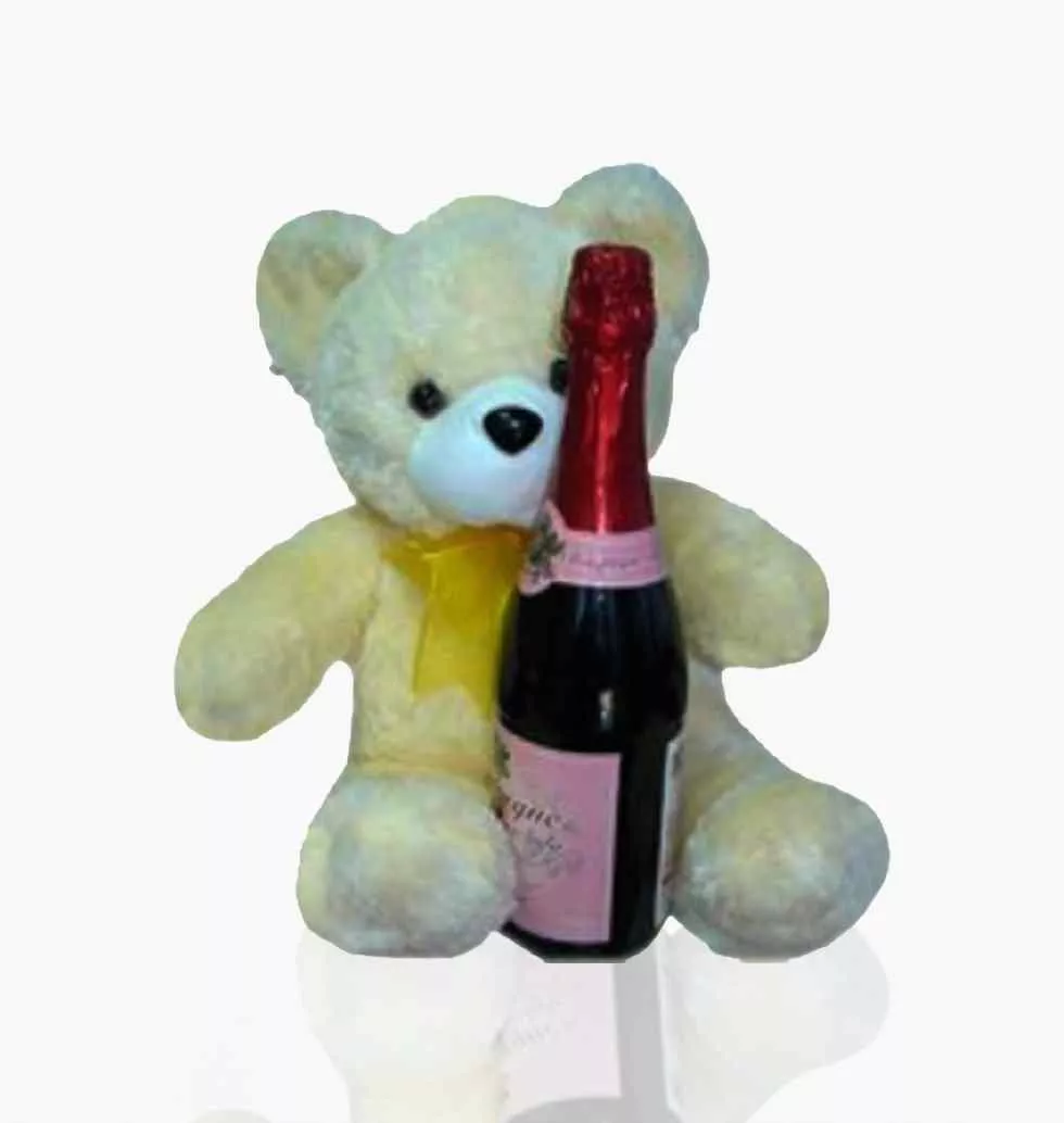 Champagne & Teddy Bear
