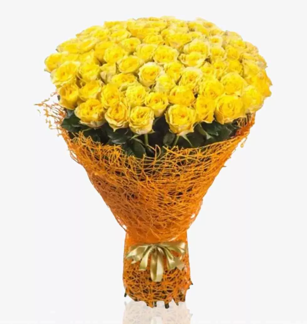 "101 Yellow Roses" Bouquet