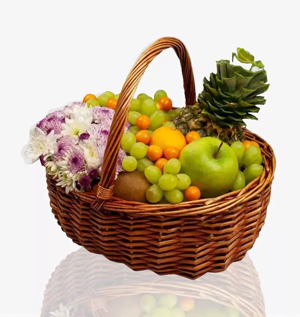 "Flower Frutti" Fruit Basket