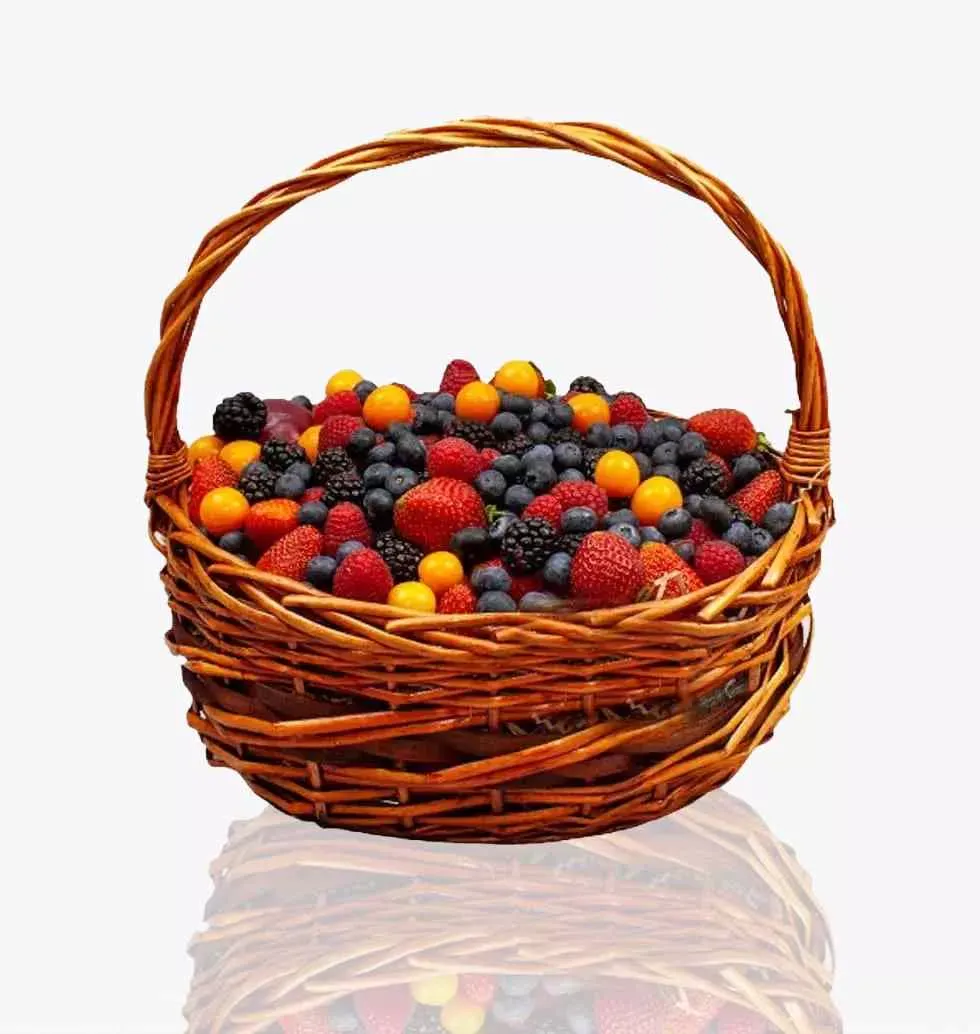 "Berry Meadow" Berry Basket.
