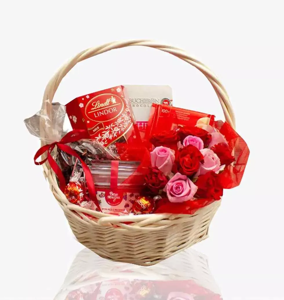 "Rose Petals" Gift Basket