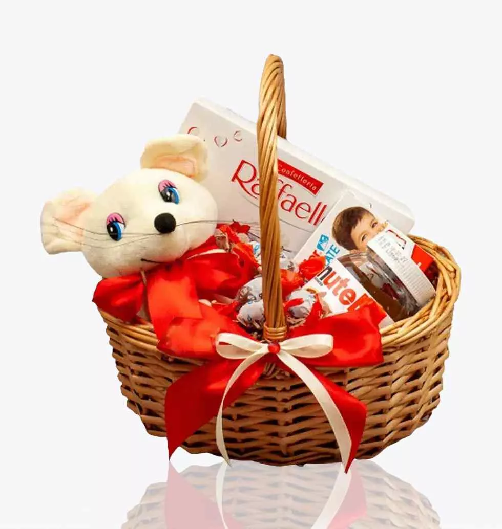 "Mouse Mustache" Gift Basket