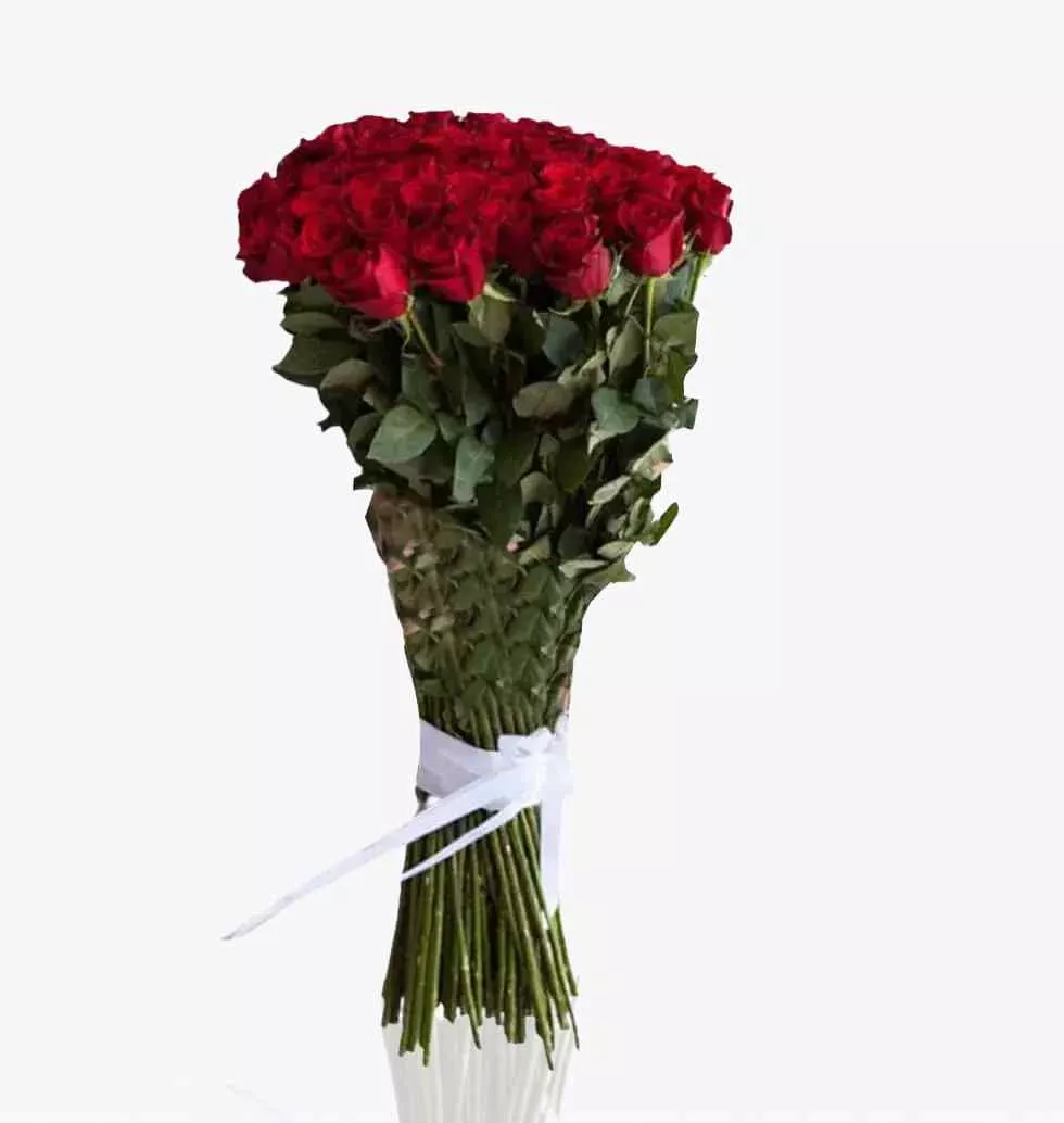 150 Cm Tall Red Roses