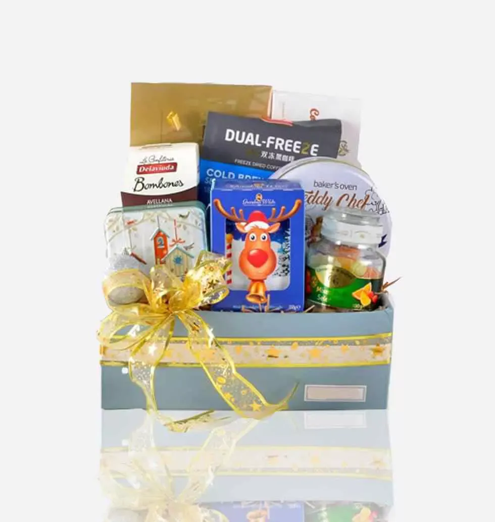 Order Basket Filled With Festival Goodies To Singapore