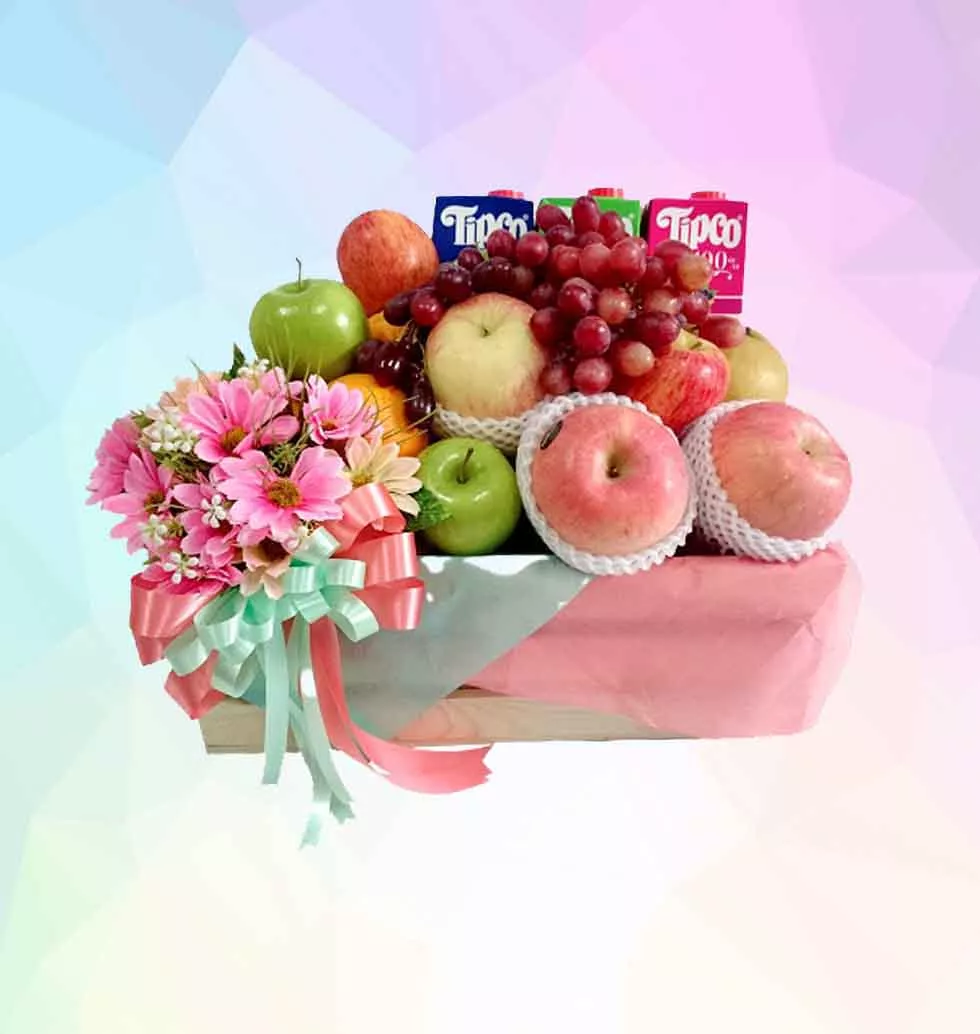 Refreshing Basket Of Fruits