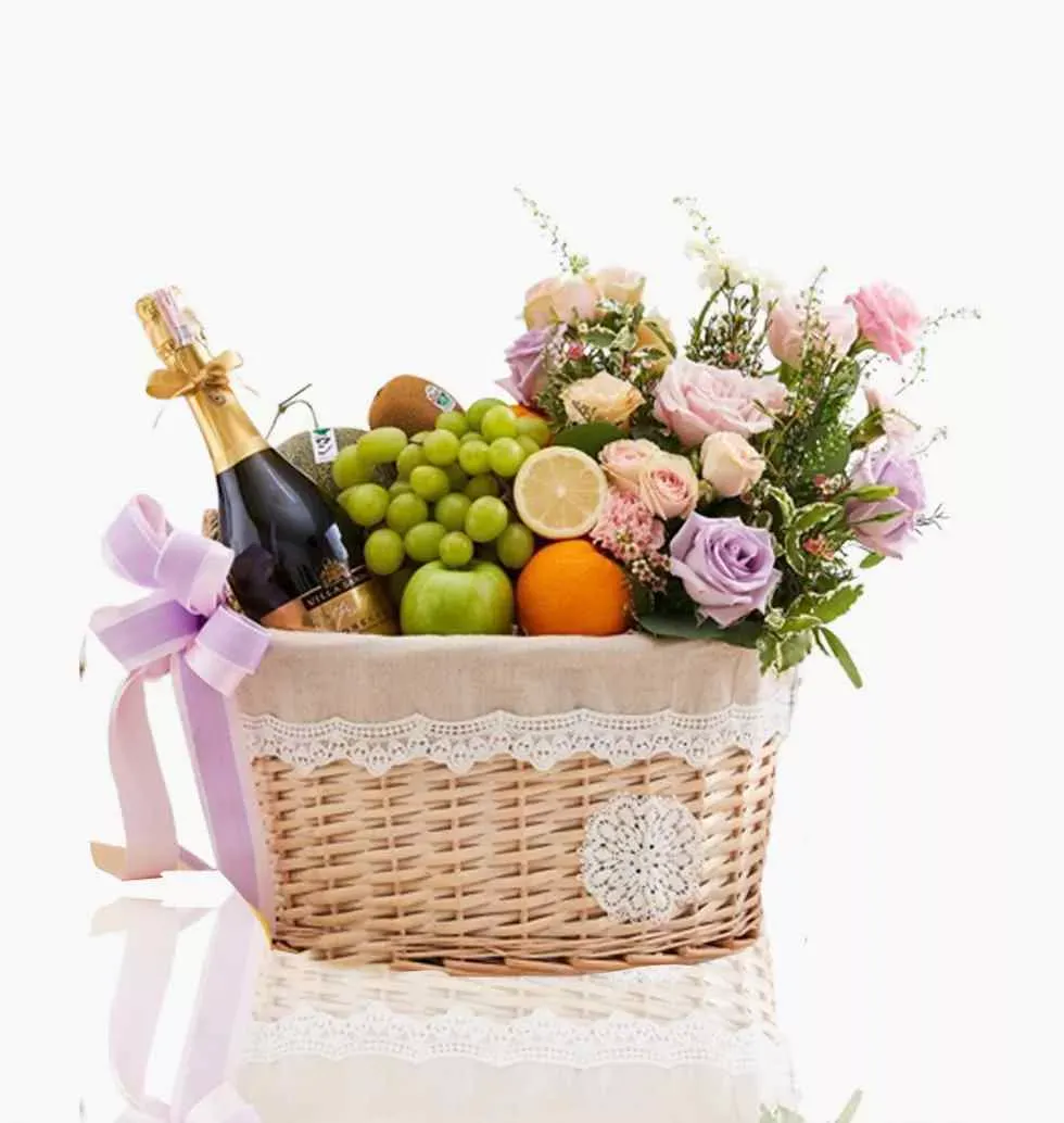 Fruity Wine Basket