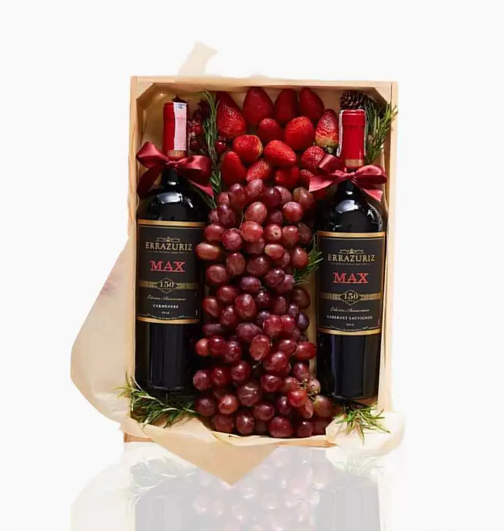 Great Wine And Fruits Hamper