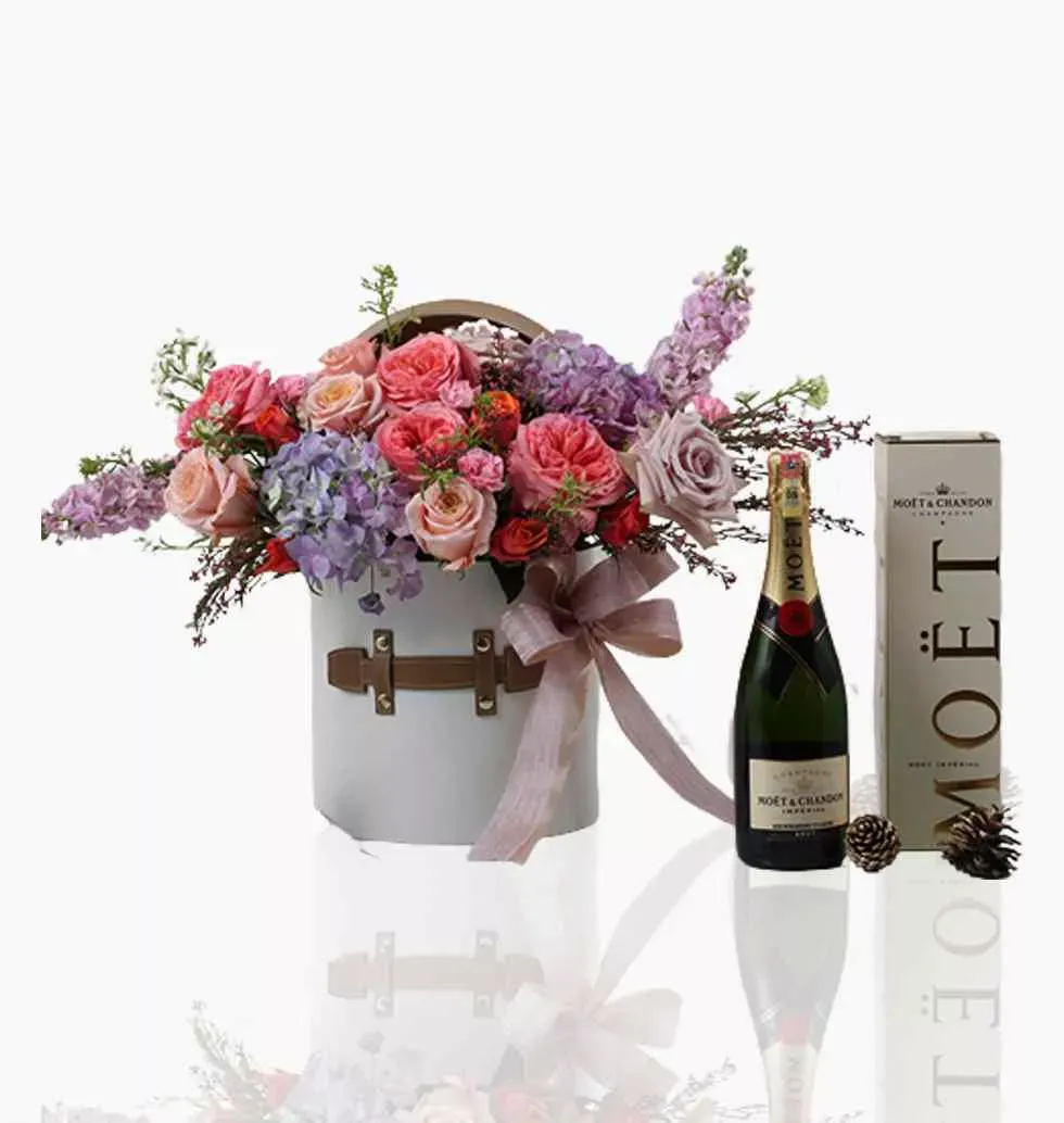 Champagne And Floral Pairing