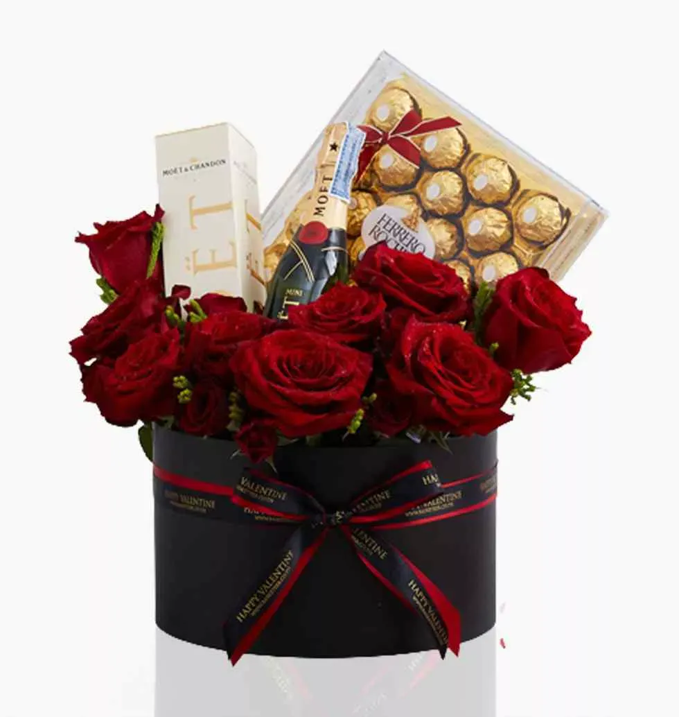 Ferrero Rocher And Roses Box