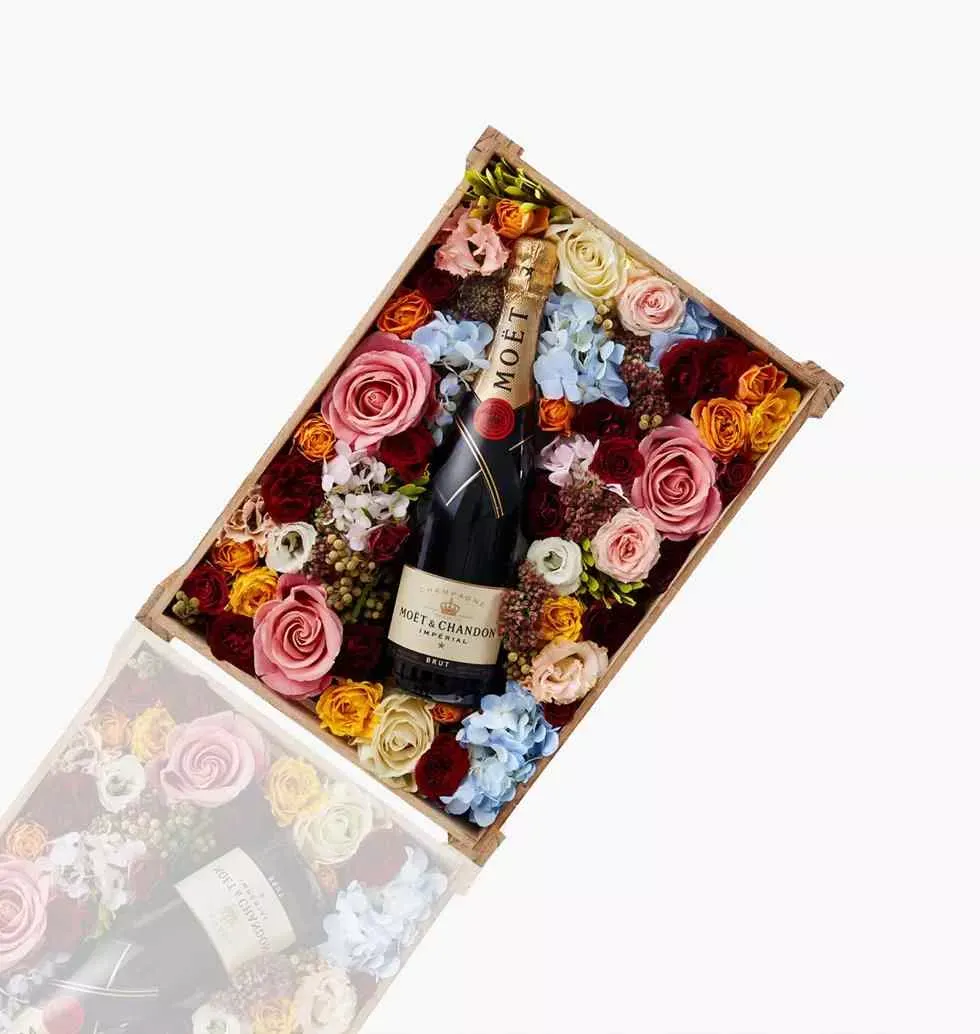 Sweet Basket Of Champagne
