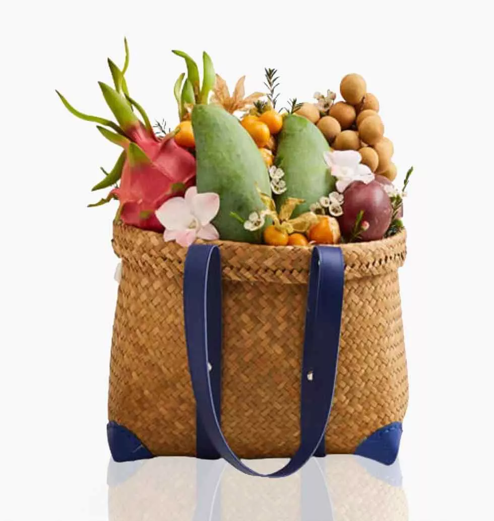 Fruits Presentation In A Basket