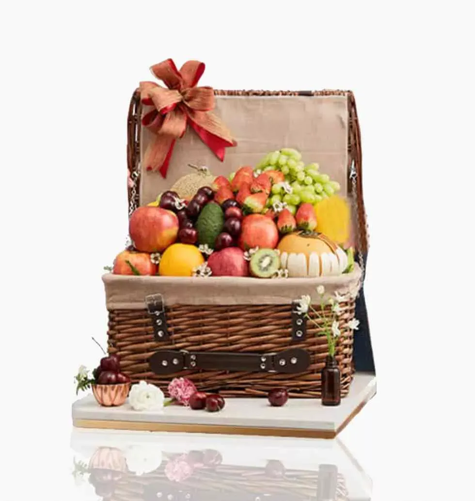 Basket Of Fresh Fruit