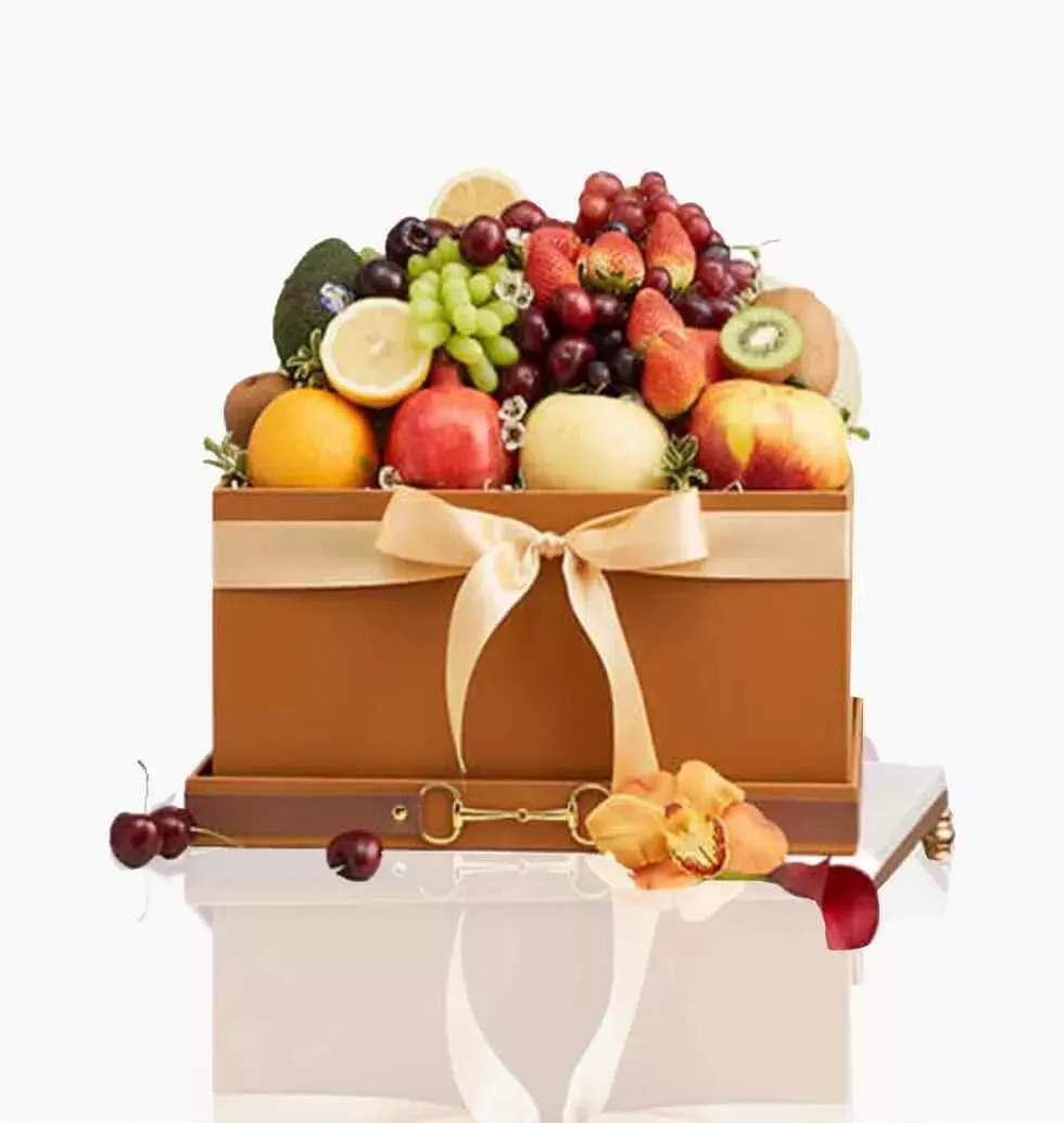 Fruit Basket With Fresh Fruit