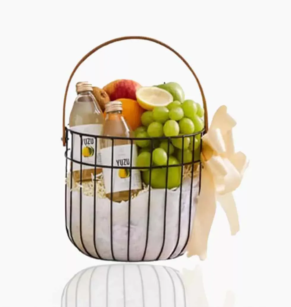 Fruit And Drink Basket