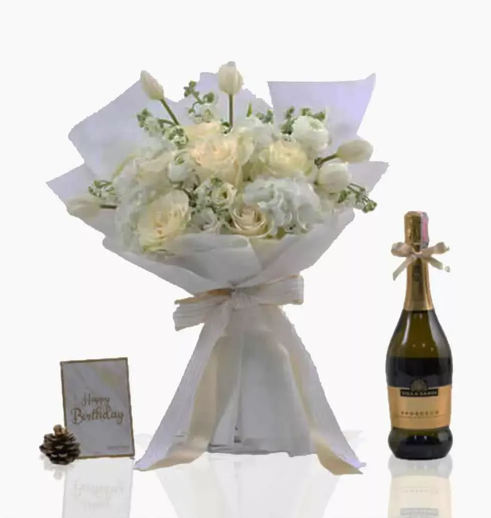 Extraordinary Floral Wine Gift