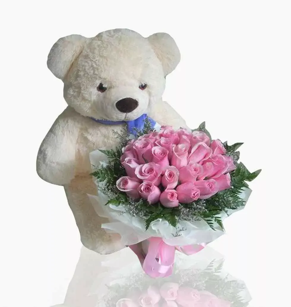 Bear With A Bouquet