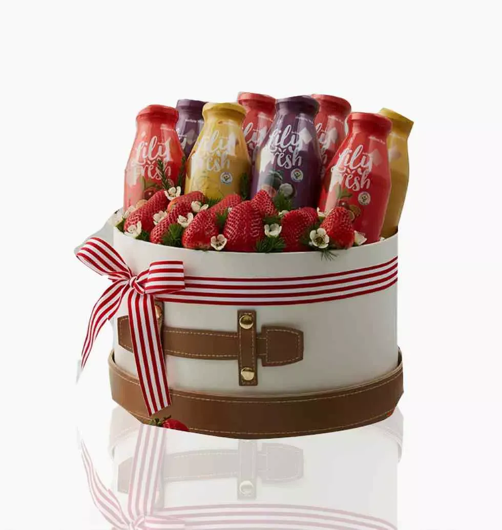 Mixed Fruits Drink Gift Basket