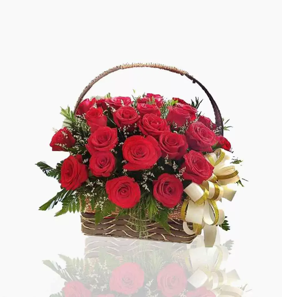 A Bucket Of Red Roses