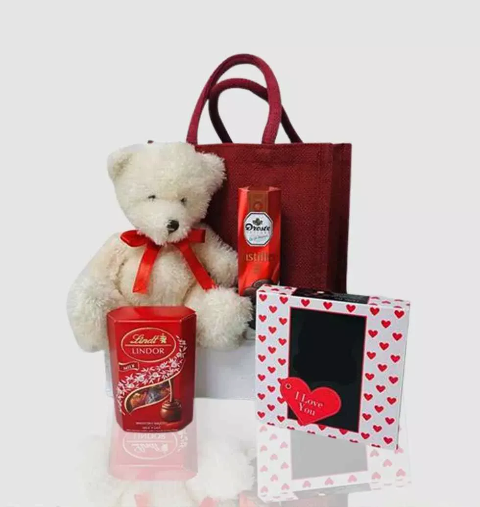 Chocolate Hamper With Teddy