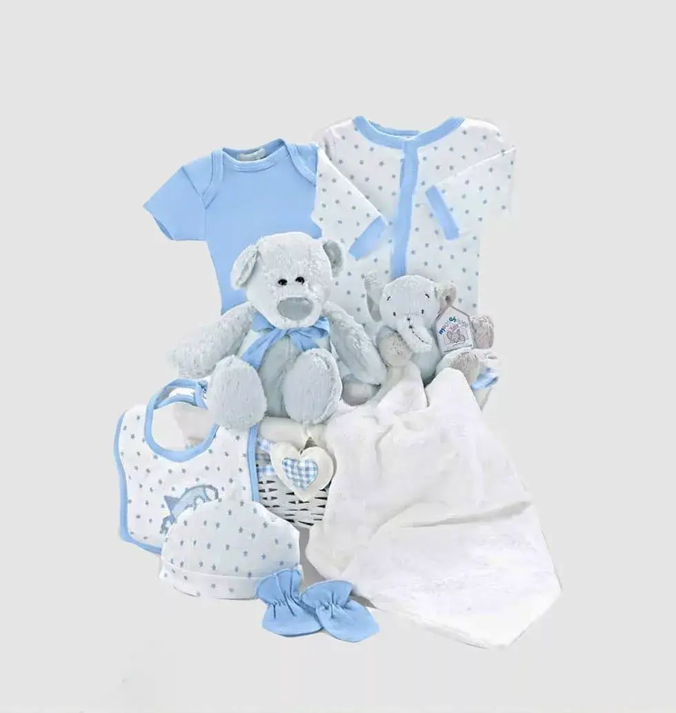 Baby Clothing Set In Blue
